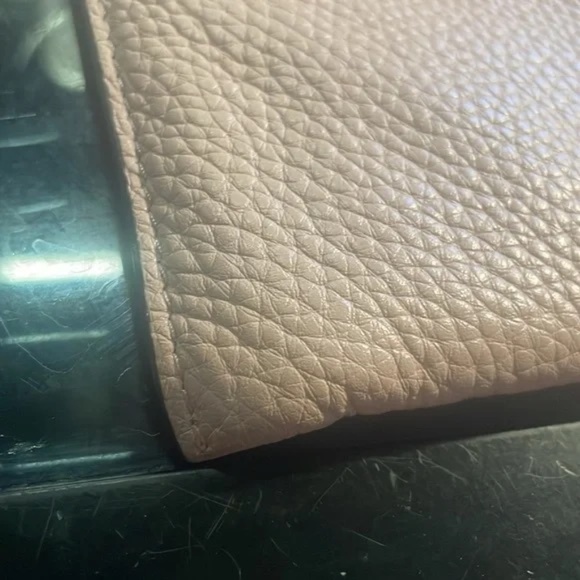 Michael Kors Pebbled Leather Wristlet - Blush Pink - Picture 11 of 12
